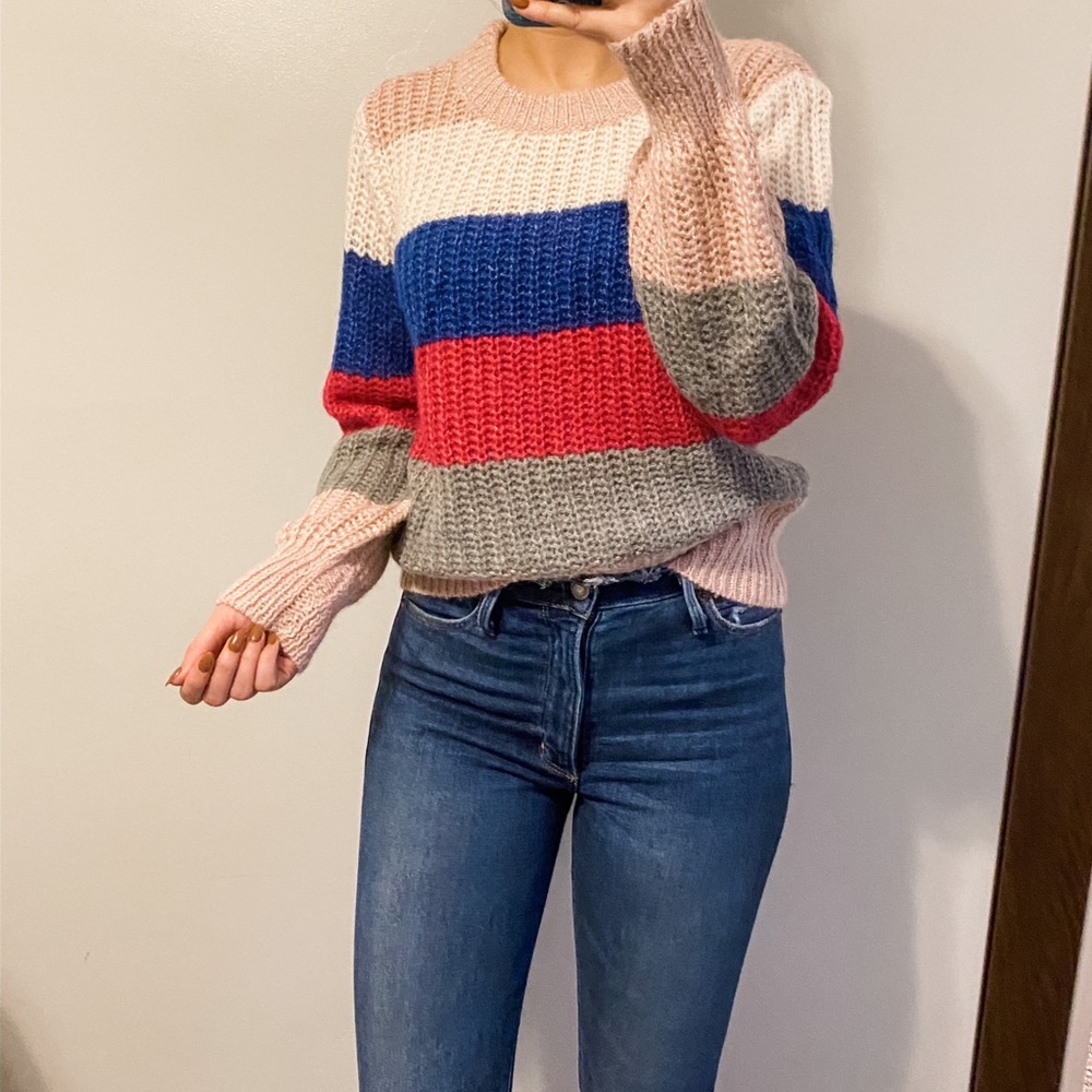 Abercrombie Color block sweater